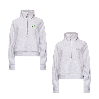 Kappa Delta lululemon Scuba Oversized Funnel-Neck Half Zip