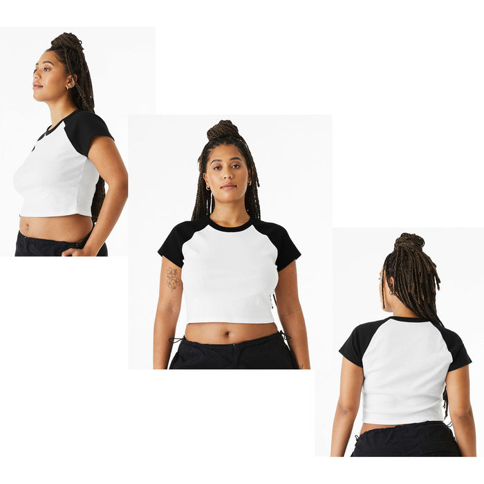 Kappa Delta Short Sleeve Crop Raglan