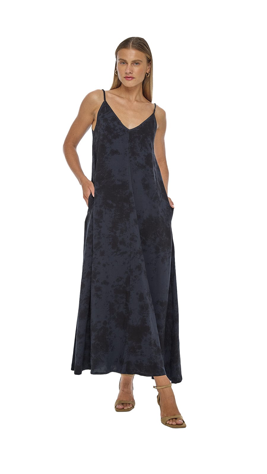 Eluna Maxi Dress - Hazy Ash