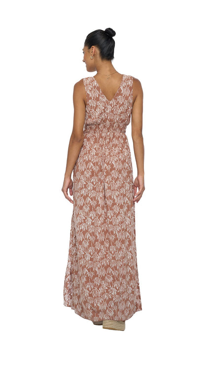 Rayna Sky Maxi Dress - Canopy Brown