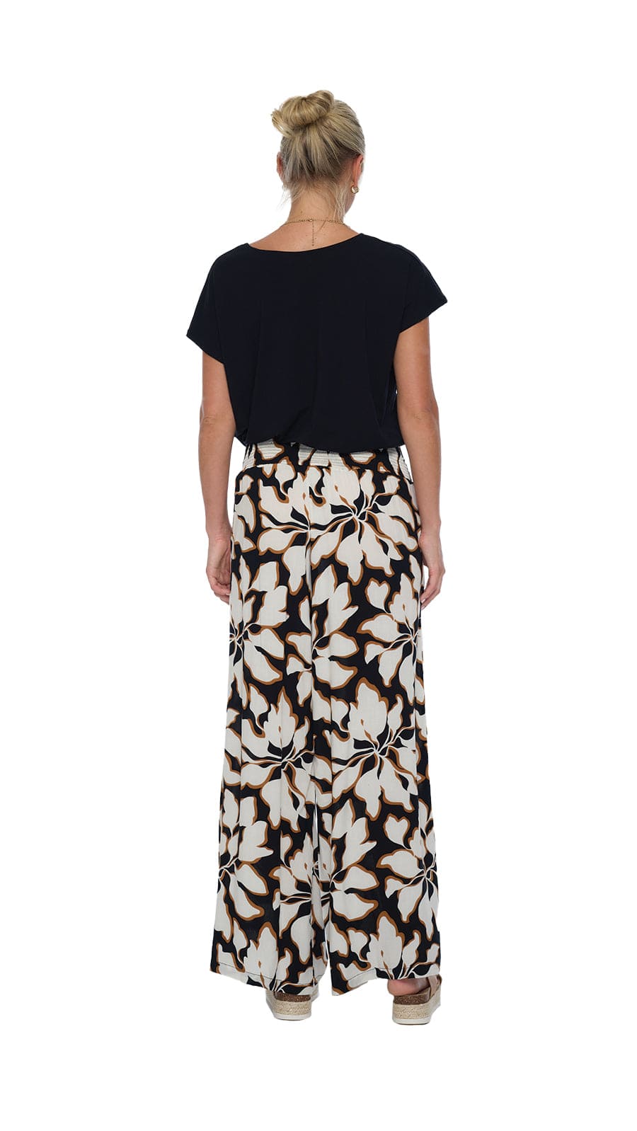 Tahlia Jersey Top - Black