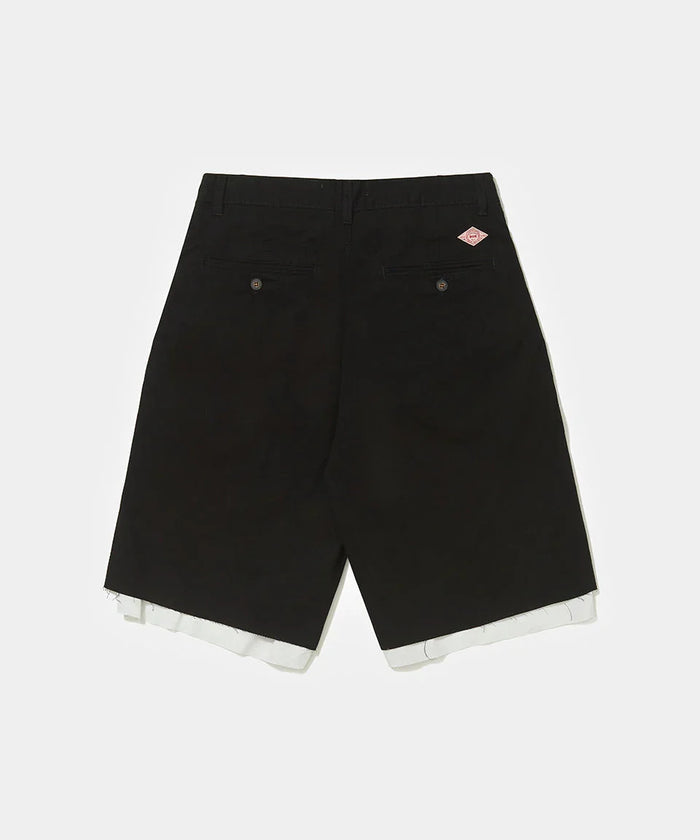 Lined Chino Shorts Black - Four Street