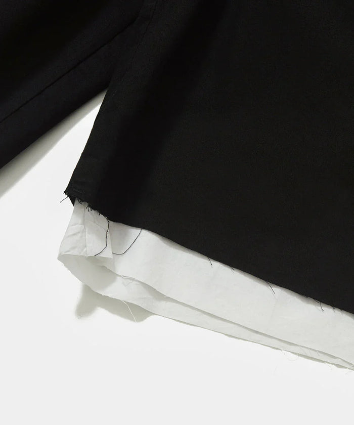 Lined Chino Shorts Black - Four Street