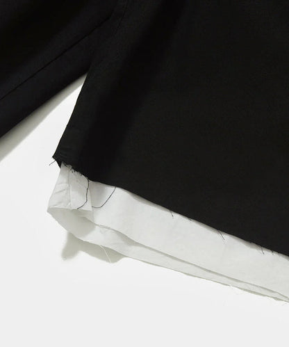Lined Chino Shorts Black - Four Street
