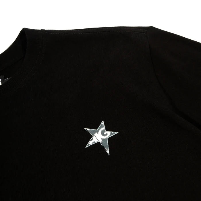 Longsleeve Stars Black - Four Street