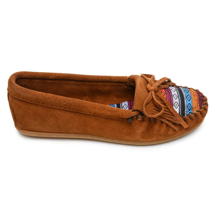 Minnetonka Arizona Kilty Suede Moc - Womens Moccasin - Hatcountry