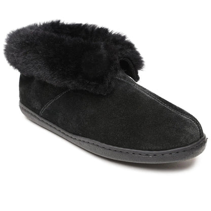 Minnetonka Sheepskin Ankle Boot - Womens Slipper - Hatcountry