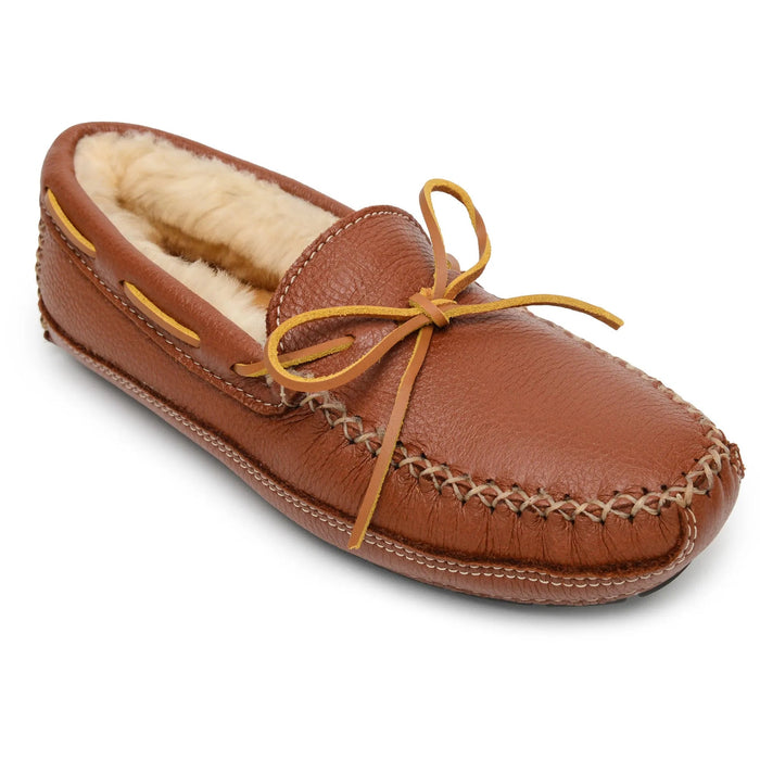 Minnetonka Sheepskin Moose Slipper - Mens Slippers - Hatcountry
