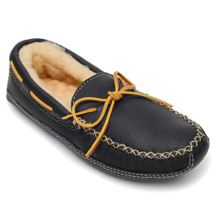 Minnetonka Sheepskin Moose Slipper - Mens Slippers - Hatcountry