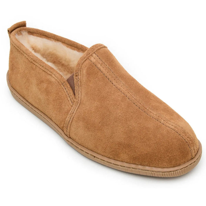 Minnetonka Twin Gore Sheepskin - Mens Slipper - Hatcountry