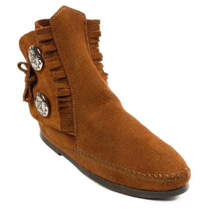 Minnetonka Two Button Hardsole Boot - Womens Boots - Hatcountry