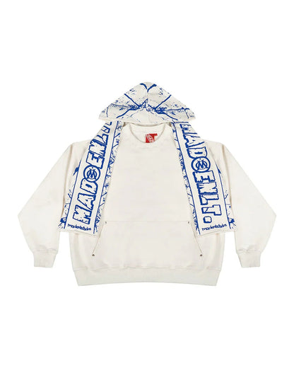 MOLETOM DURAG DE BRUXO CACHECOL DE TIME OFF WHITE - Four Street