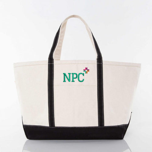 National Panhellenic Conference Large Canvas Tote