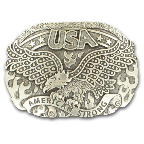 Nocona American Strong USA Eagle - Belt Buckle - Hatcountry