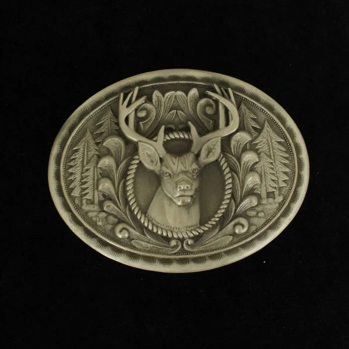 Nocona Buck Wild - Belt Buckle - Hatcountry