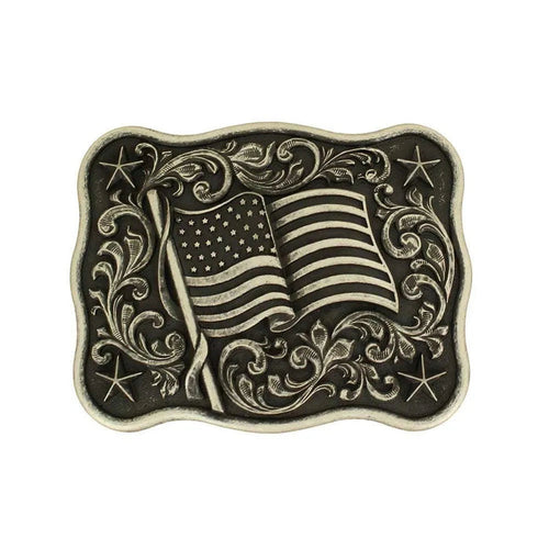 Nocona Old Glory - Belt Buckle - Hatcountry