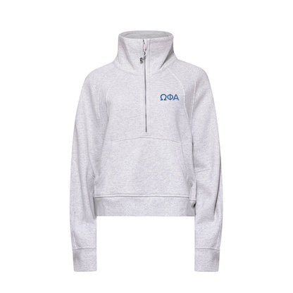 Omega Phi Alpha lululemon Scuba Oversized Funnel-Neck Half Zip