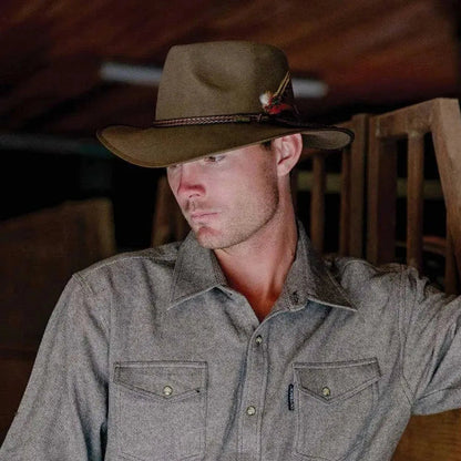 Outback Dove Creek - Wool Outback Hat (Closeout) - Hatcountry