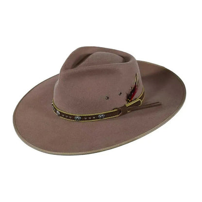 Outback Swan - Wool Felt Wide Brim Outback Hat (Closeout) - Hatcountry