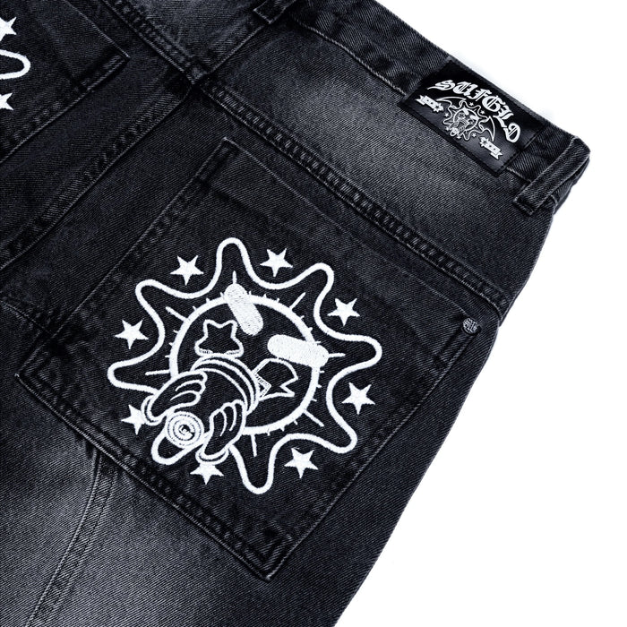 PANTS SUFGLO JEANS DENIM BROWN - Four Street