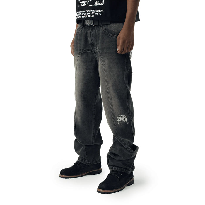 PANTS SUFGLO JEANS DENIM BROWN - Four Street