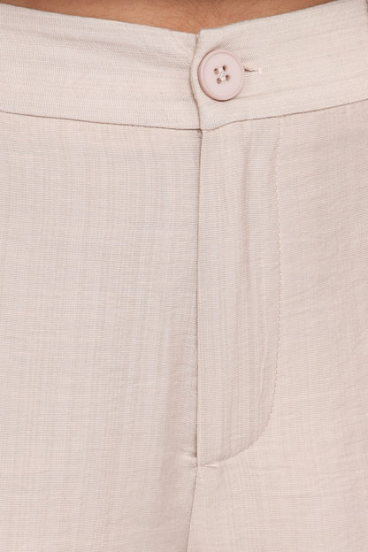 Lauren Wide Leg Pant - Beige