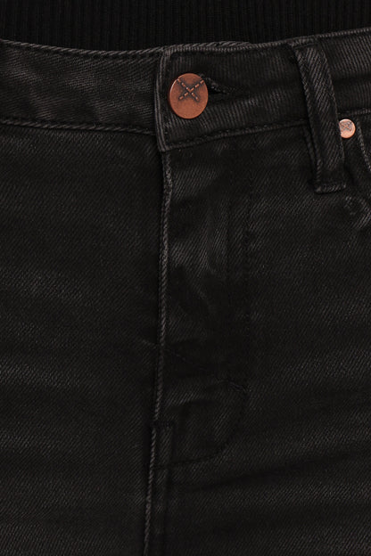 Marlow Mid Rise Crop Flare Jeans - Psych