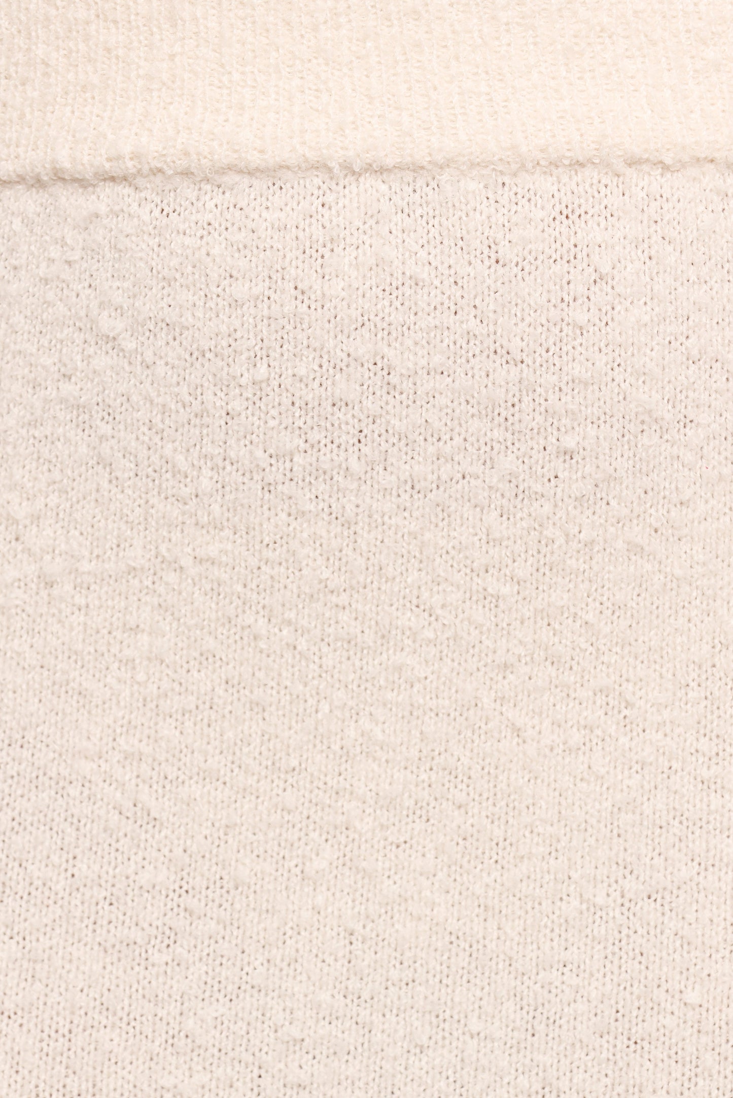 Rowee Boucle Knit Midi Skirt - White
