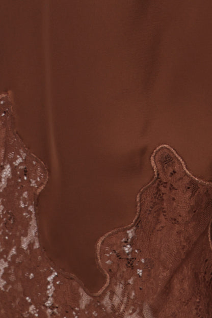 Viola Drawstring Wide Leg Pant - Chocolate