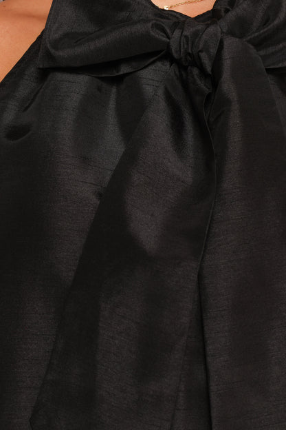 Faith Bow Top - Black