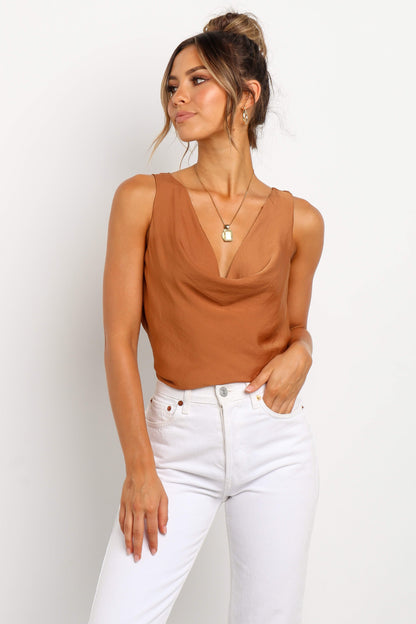 Vinita Top - Rust