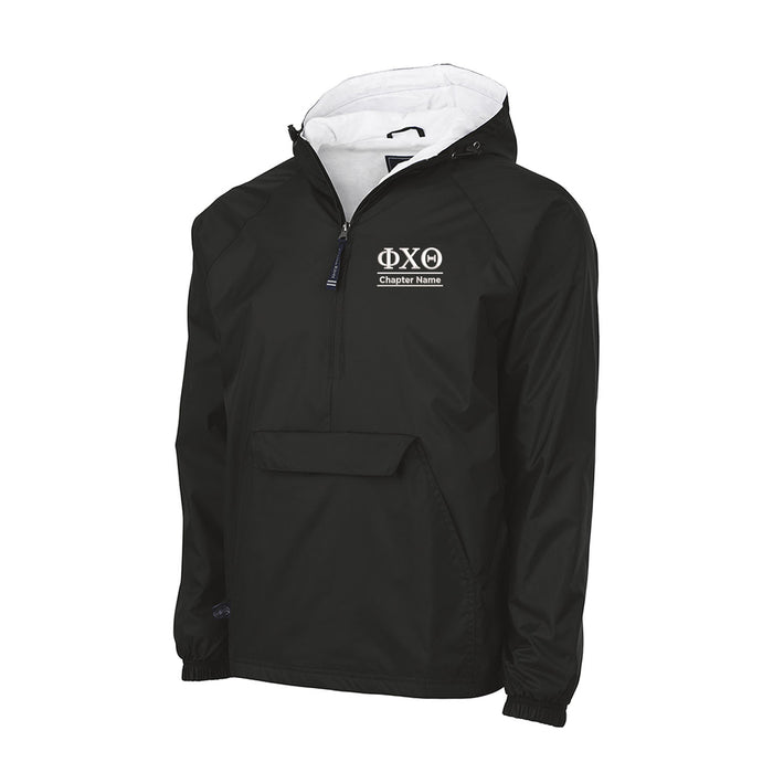 Phi Chi Theta Flannel Lined Windbreaker - Custom Chapter