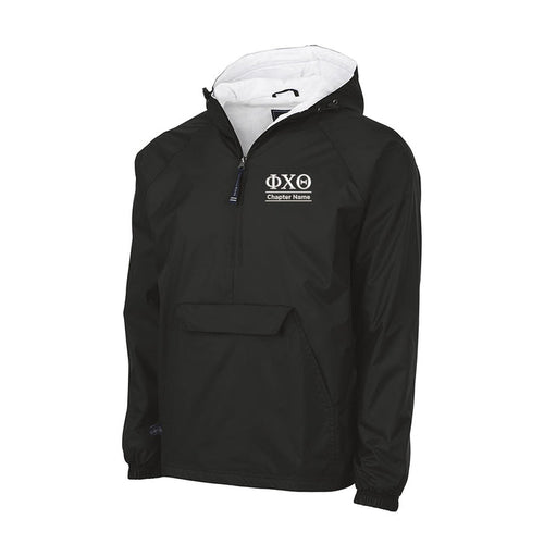Phi Chi Theta Flannel Lined Windbreaker - Custom Chapter