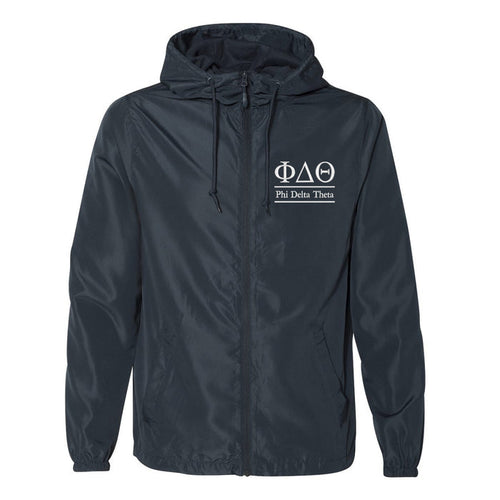 Phi Delta Theta Full Zip Windbreaker