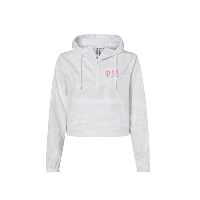Phi Mu Crop Windbreaker