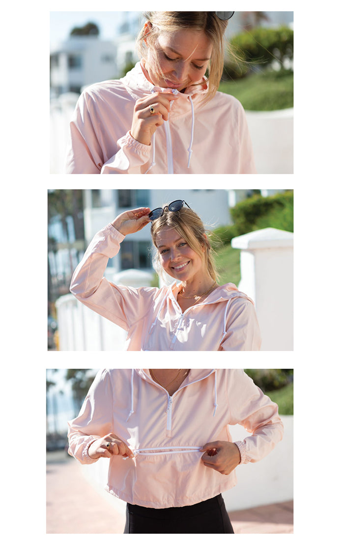 Phi Mu Crop Windbreaker