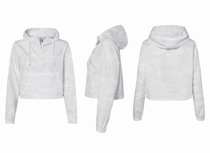 Phi Mu Crop Windbreaker