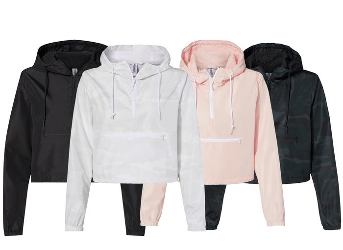 Phi Mu Crop Windbreaker