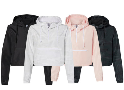 Phi Mu Crop Windbreaker
