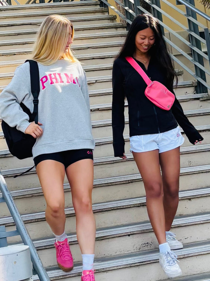 Phi Mu lululemon Steady State Crew