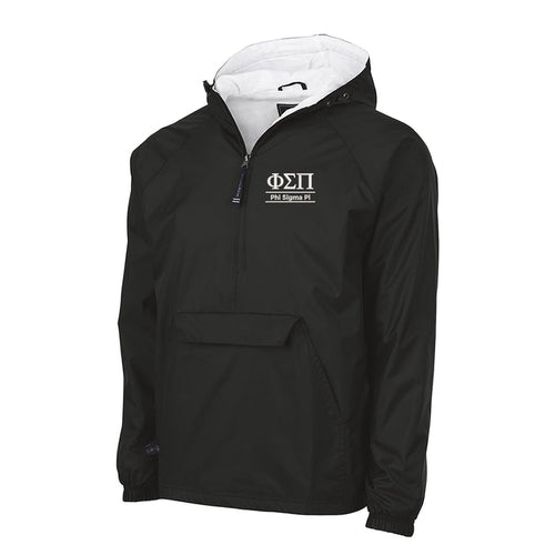 Phi Sigma Pi Flannel Lined Windbreaker