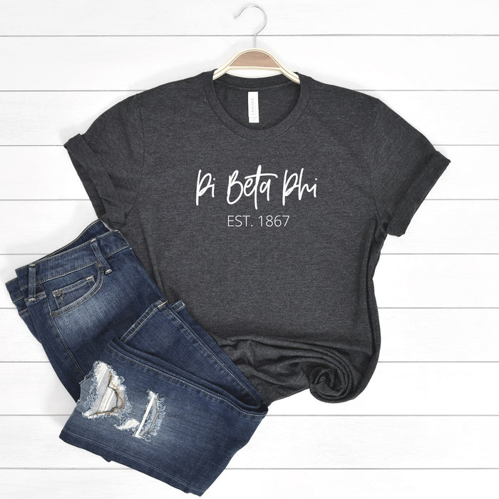 Pi Beta Phi Short Sleeve T-Shirt - Golden Tee