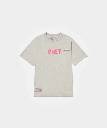 Piet + Pacaembu T-shirt - Grey - Four Street
