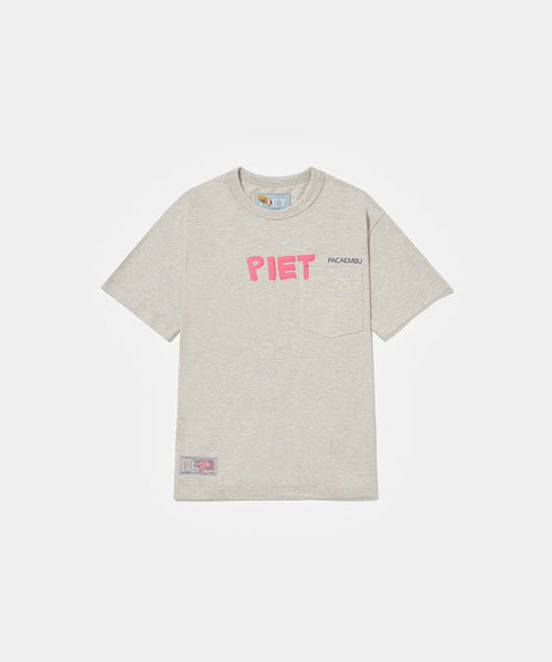 Piet + Pacaembu T-shirt - Grey - Four Street