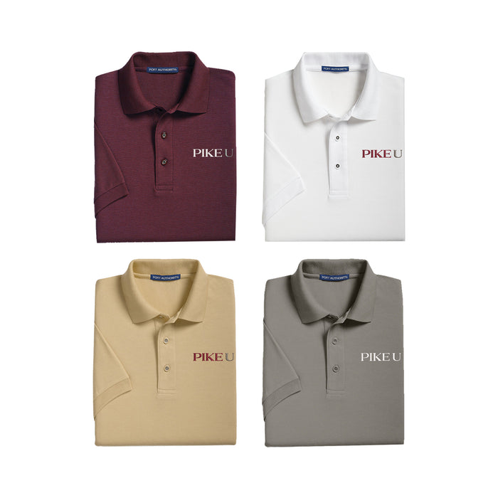 PIKE U Cotton Pique Polo