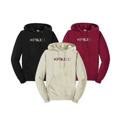 PIKE U Hooded Sweatshirt - Embroidered Logo
