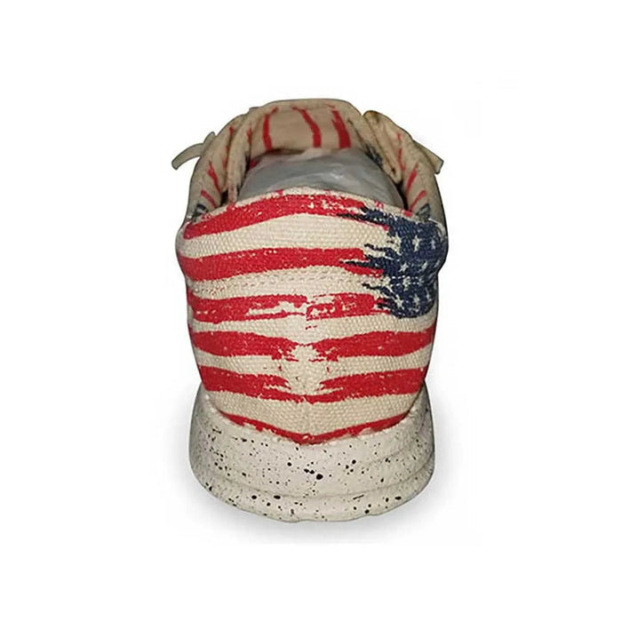 Roper Hang Loose American Flag Heel- Women's Moccasin - Hatcountry