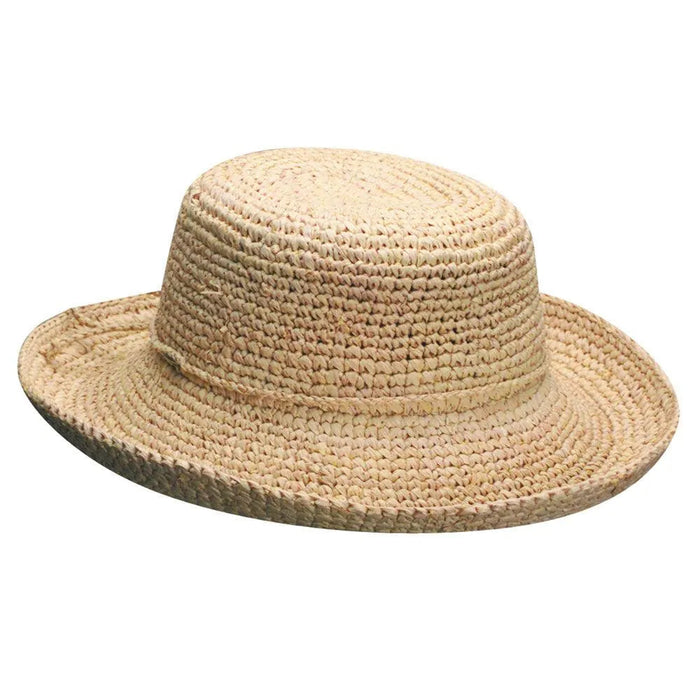 Scala Beaufort- Crocheted Straw Sun Hat - Hatcountry