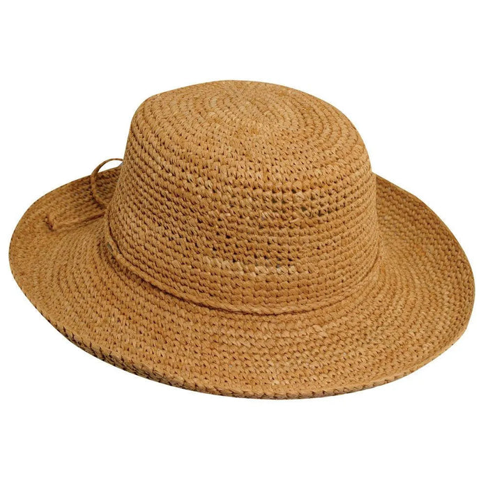 Scala Beaufort- Crocheted Straw Sun Hat - Hatcountry