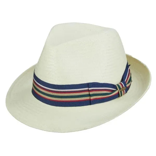 Scala Kennedy - Straw Fedora Hat - Hatcountry